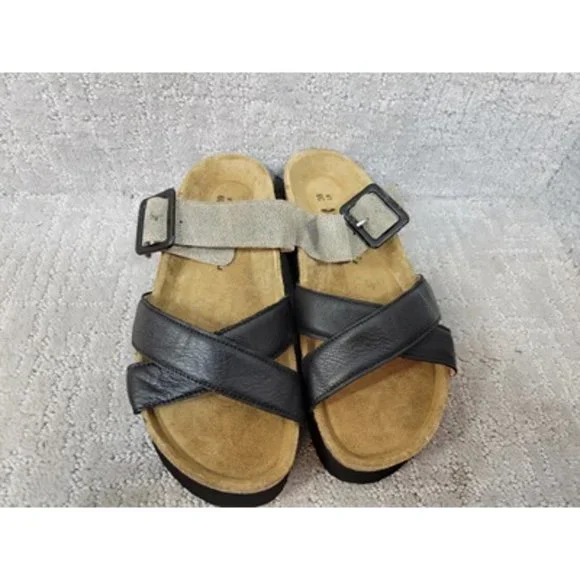 NAOT Juliette Women's Size EU 39 Beige/Beige Leather Strappy Sandals - Picture 2 of 12